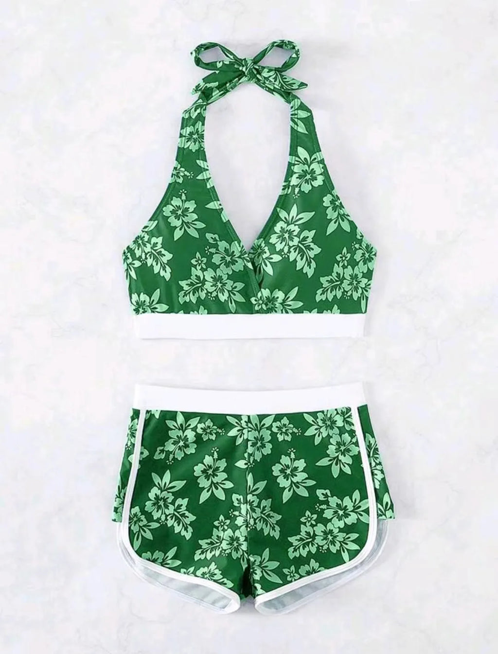 VigoBreviya Print 2026 Tied Halter Swimwear Sexy Women High Waist Bikini Set Push Up Brazilian Swimsuit Lady Beach Bathing Suit