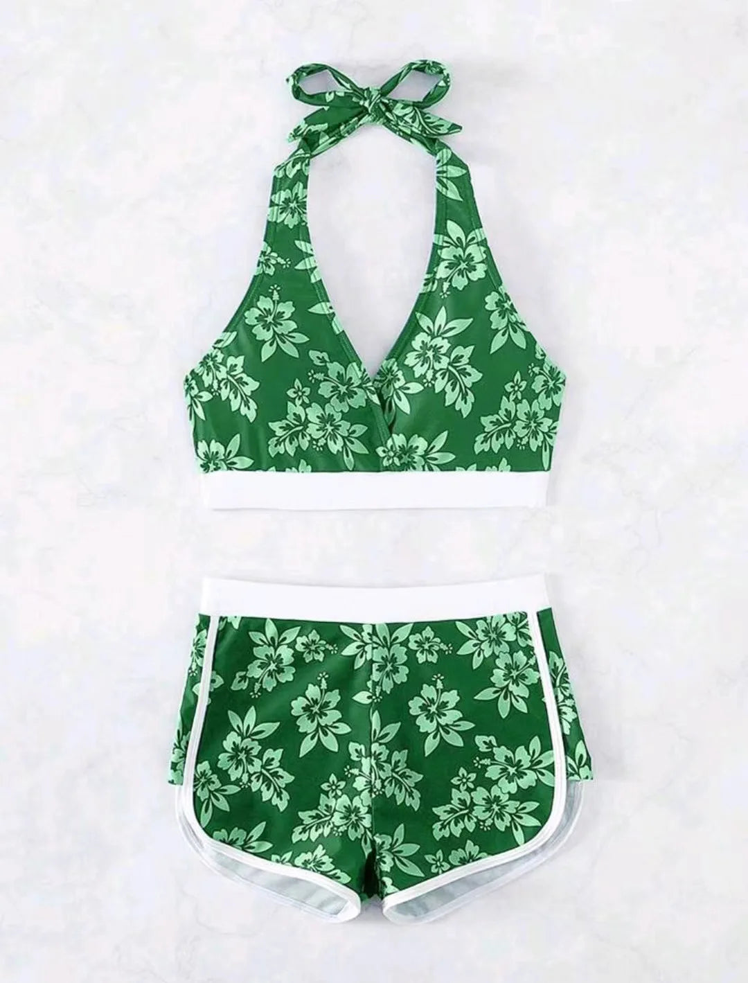 VigoBreviya Print 2026 Tied Halter Swimwear Sexy Women High Waist Bikini Set Push Up Brazilian Swimsuit Lady Beach Bathing Suit