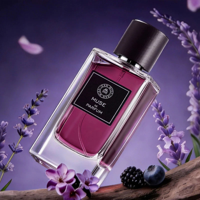 Luxury Lavender Perfume Charming Vanilla Amber Woody Scent Long-lasting Fragrance Elegant Romantic Women's Perfume
