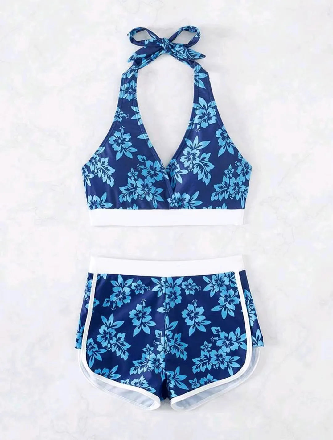 VigoBreviya Print 2026 Tied Halter Swimwear Sexy Women High Waist Bikini Set Push Up Brazilian Swimsuit Lady Beach Bathing Suit