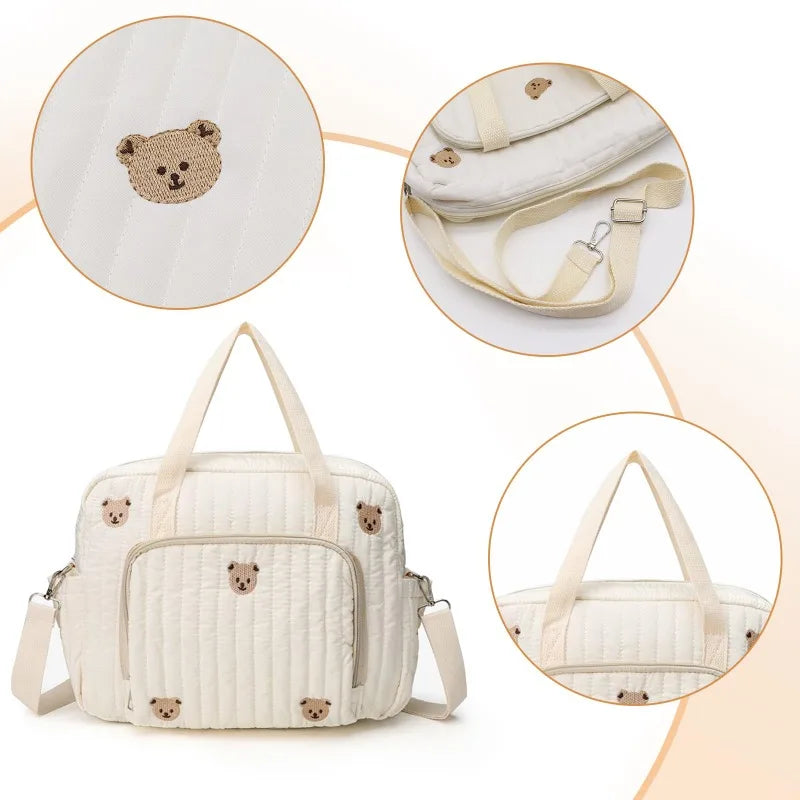 Portable Fashionable Internet Celebrity Backpack for Mother and Baby, Portable Messenger Bag for Hand-carrying and Easy To Cross