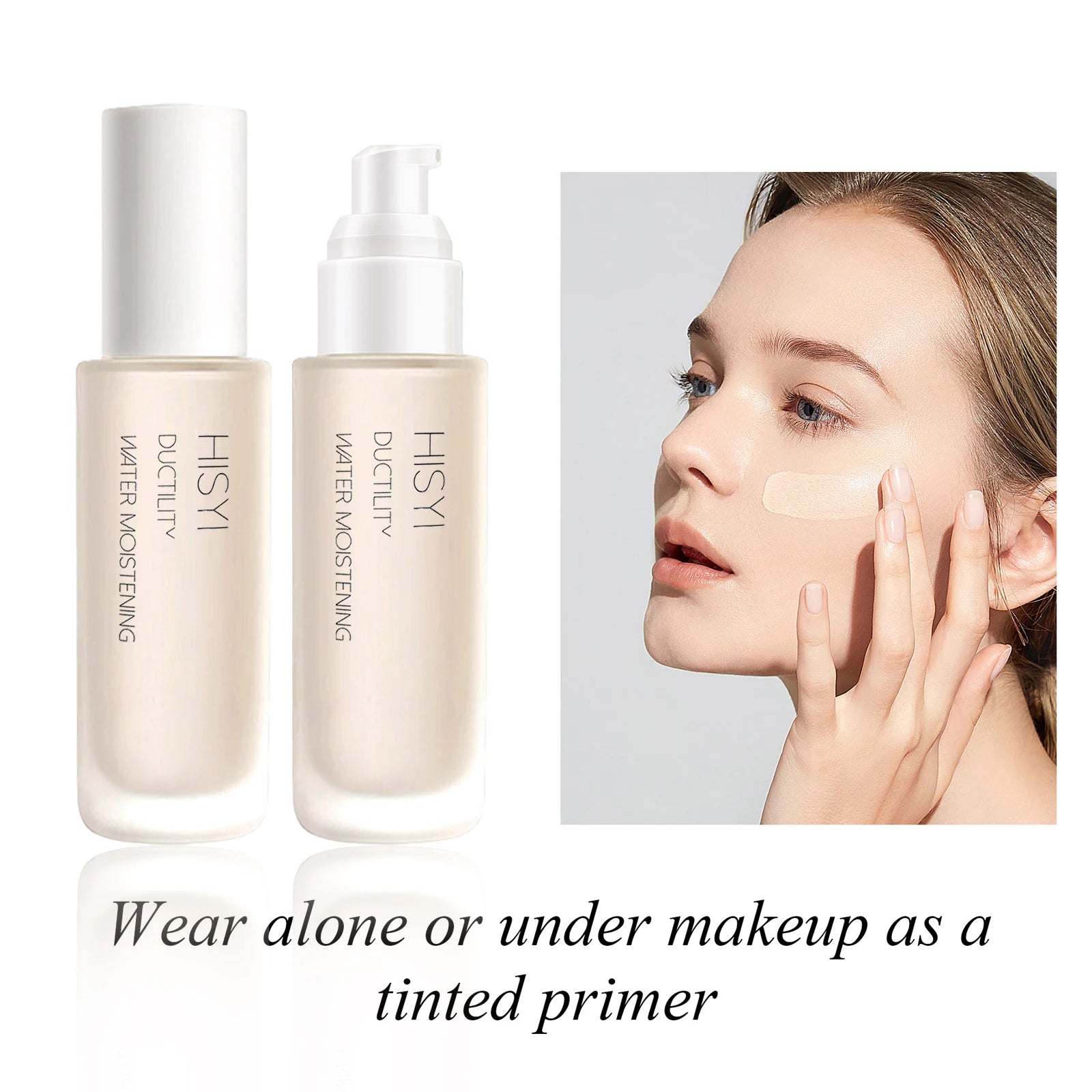 Marie Primer Tricolor Hidratante — Corrector de Tono, Iluminador y Suavizante para el Rostro