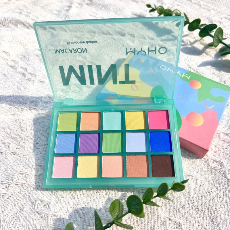 Eyeshadow Makeup Palette,15 color Shimmer Eyeshadow,Matte,Highly Pigmented,Waterproof,Eyeshadow Makeup,blendable Makeup