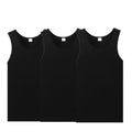 3pcs/lot Cotton Mens Underwear Sleeveless Tank Top Solid Muscle Vest Undershirts O-neck Gym clothing T-shirt men's vest Male 3XL
