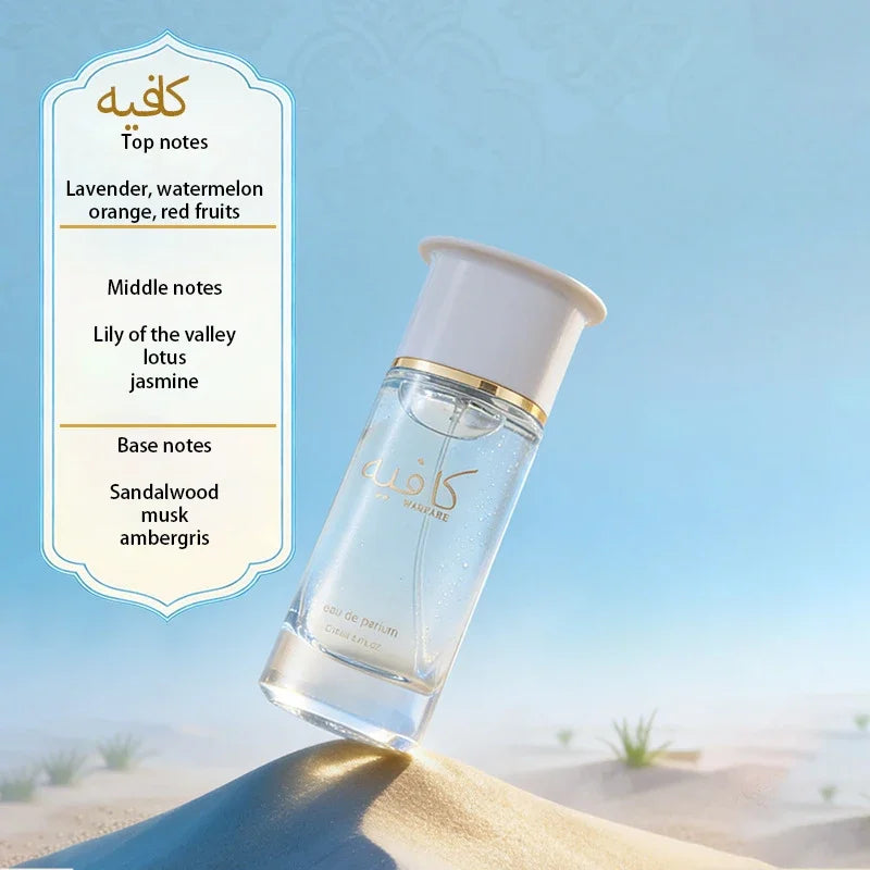 Arab Dubai Perfume Fruity Floral Citrus Women Scent Fresh Natural Vanilla Cedar Long-lasting Fragrance Charming Eau De Toilette