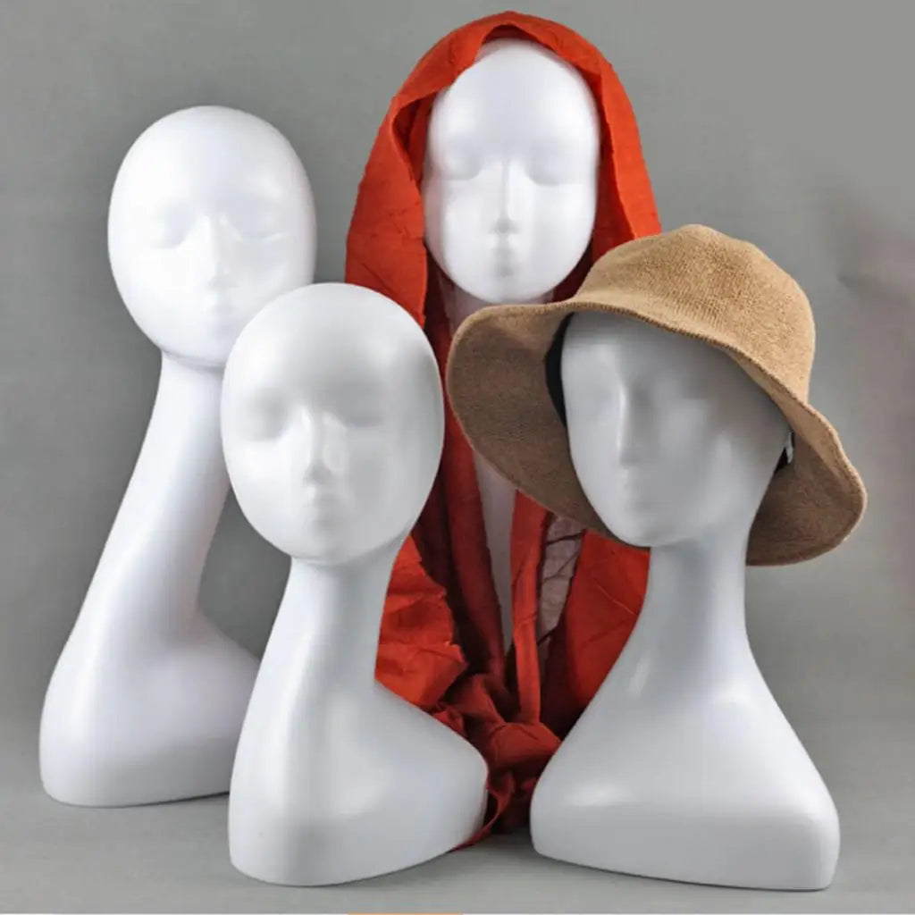 Wig Head Manikin Style Display  Manikin Head Women's Wig/Hat Jewelry Glasses Scarf Display Model for Salon Shop