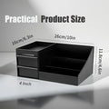 Men's Perfume Display Stand, Cologne Holder, Countertop Organizer with Drawers