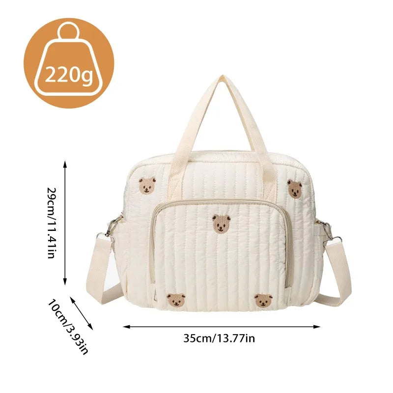 Portable Fashionable Internet Celebrity Backpack for Mother and Baby, Portable Messenger Bag for Hand-carrying and Easy To Cross