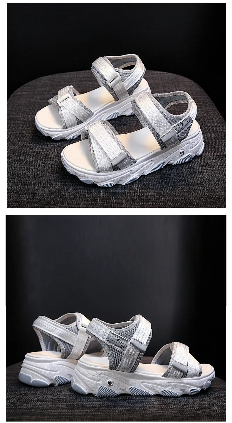 Sandals Women Shoes  New Summer Sports Daddy Fashion Casual Non-Slip Platform non-slip Beach Shoes Sandalias