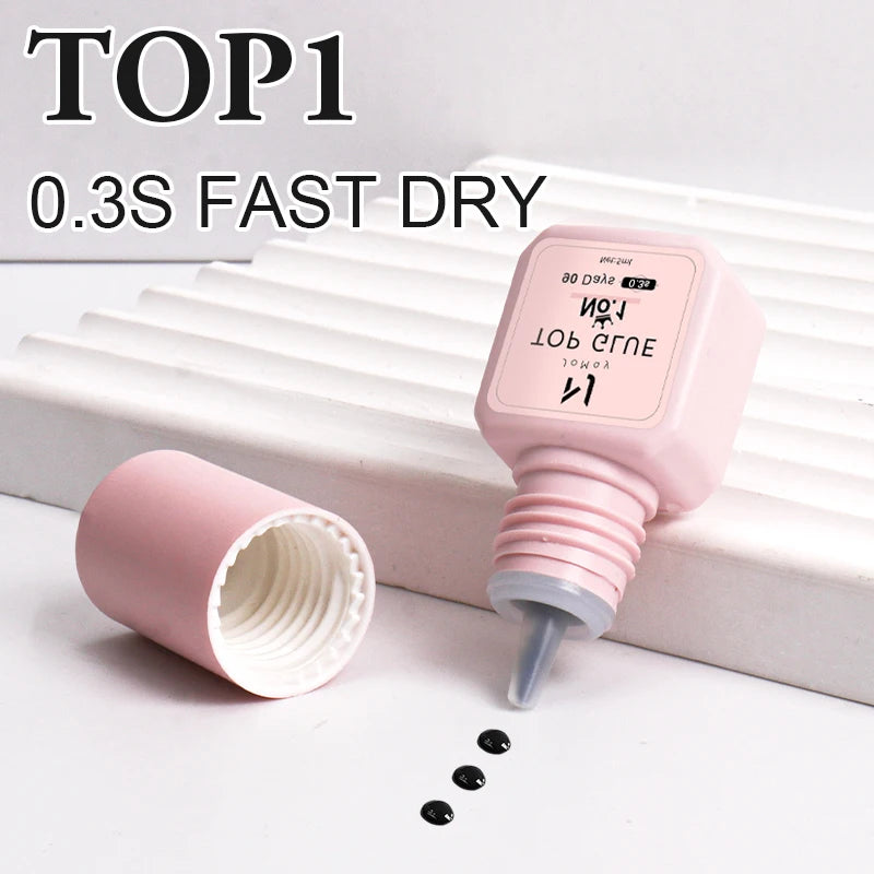 JOMAY Eyelash Glue Waterproof Lashes Extensions 0.3S-0.5S Adhesive Fast Drying Long Lasting Eye Glue Makeup Tools 5ML