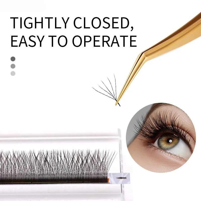 Eyelashes Tweezers Stainless Steel For Lashes Extension Makeup Tools Nail Art Accessories Rhinestone Picker Tools