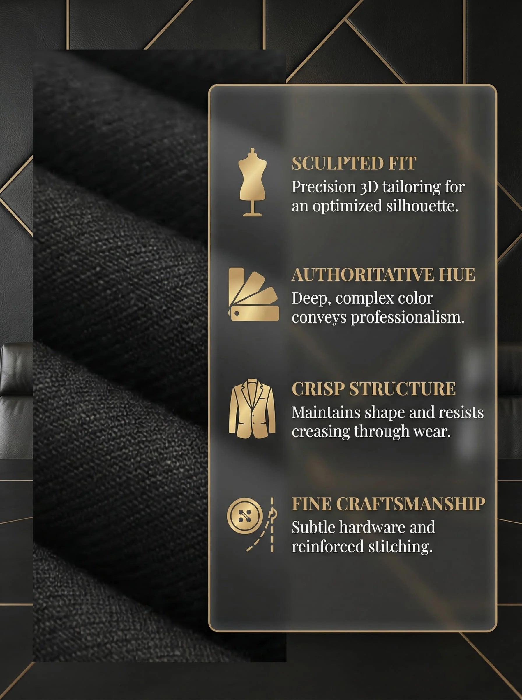 Men's Suit 2pcs Set, Elegant Formal Jacket And Pants, Great Wear for Wedding, Party And Formal Dinner