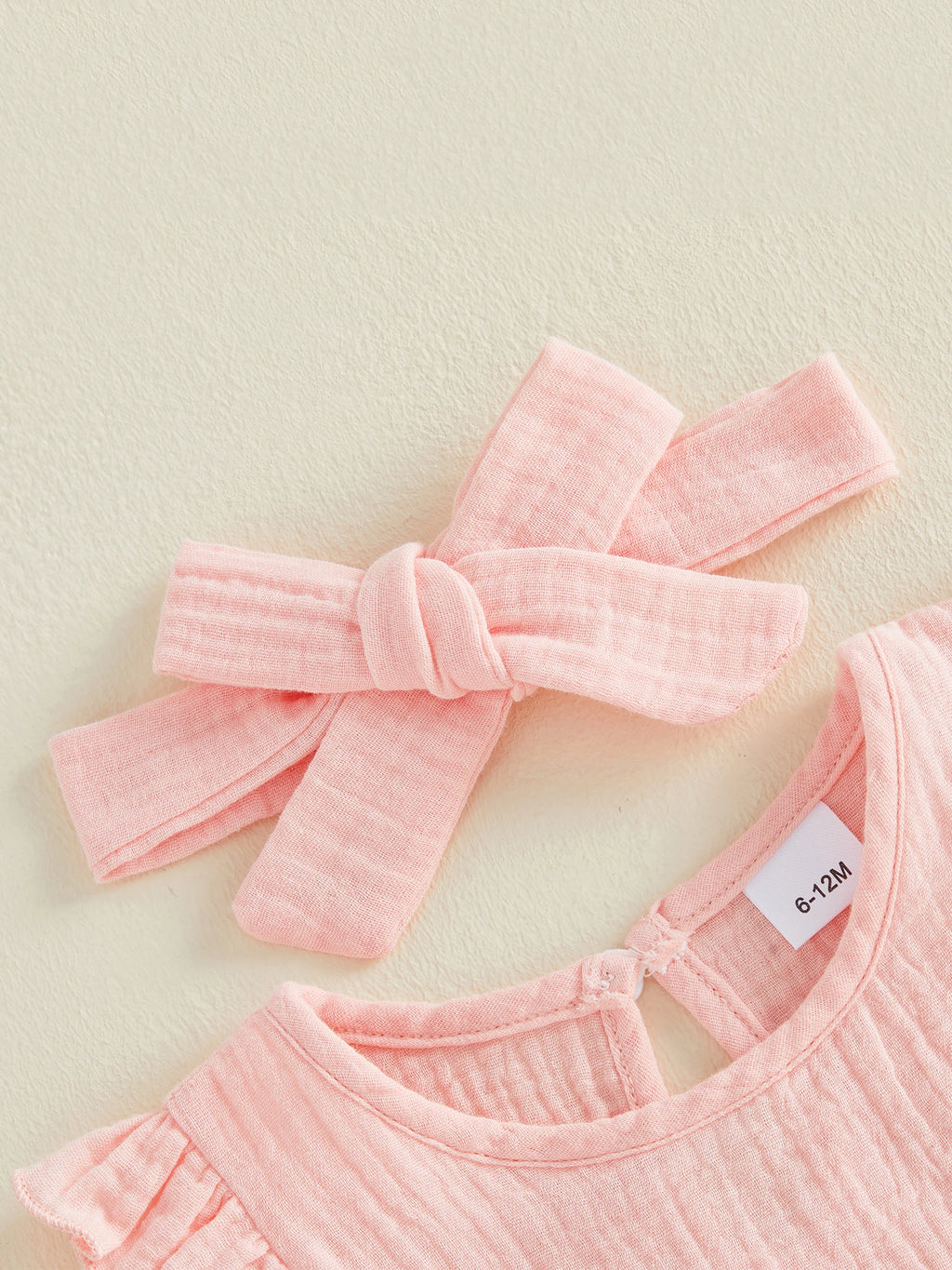 Little Girls 3 Piece Outfits Soft Adorable Solid Color Flying Sleeve Round Neck Tops Shorts Headband Set Baby Clothing