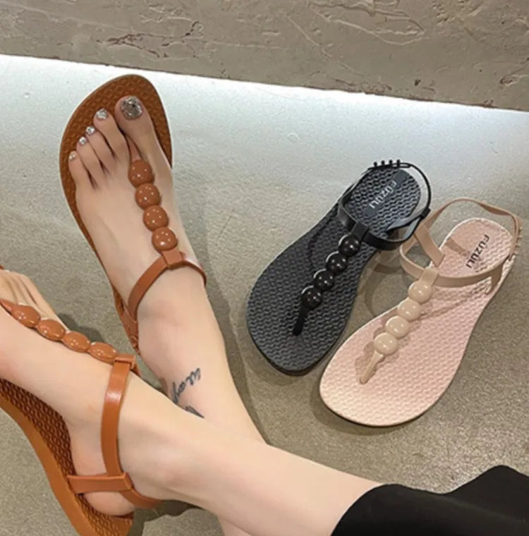 Shoes Women Sandals Summer Retro Sandals For Women Soft Women's Shoes Party Sandals Woman Casual Footwear Female Sandal Women