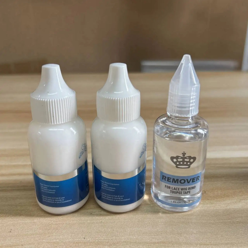 Wig Glue For Lace Front 38ml Waterproof glue Adhesives Remover Lace Glue For Lace Wigs Wig Installation Kit Set
