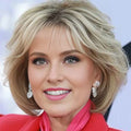 Wig, European and American wig, women's short straight hair, gold bangs, synthetic wig, headband Synthetic fiber wig