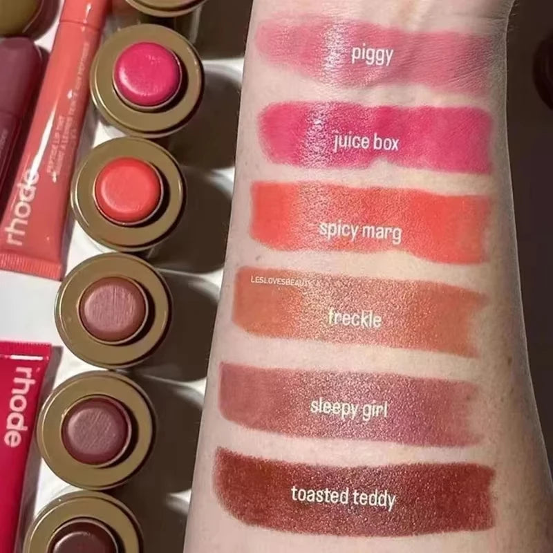 Pocket Blush Stick Lip Gloss And Cheek Hydrating Stick Natural Rouge Powder Blush Cream Lipstick Cheek Easy To Apply Color