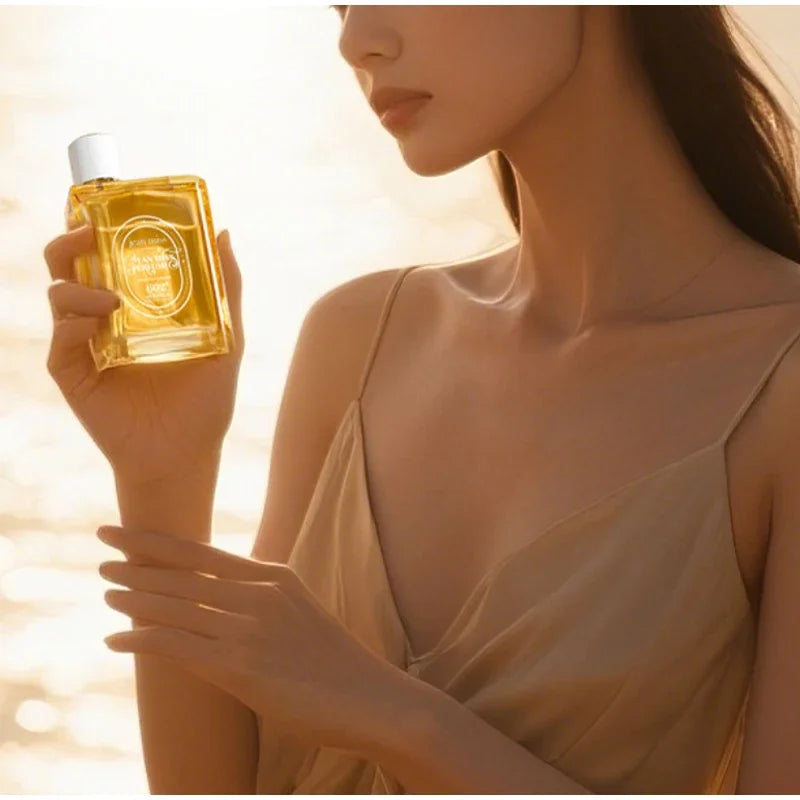 Luxury Caramel Vanilla Perfume 100ml, Oriental Floral Fruity Gourmand Fragrance Mist, Jasmine Eau De Parfum Spray Strong Sillage