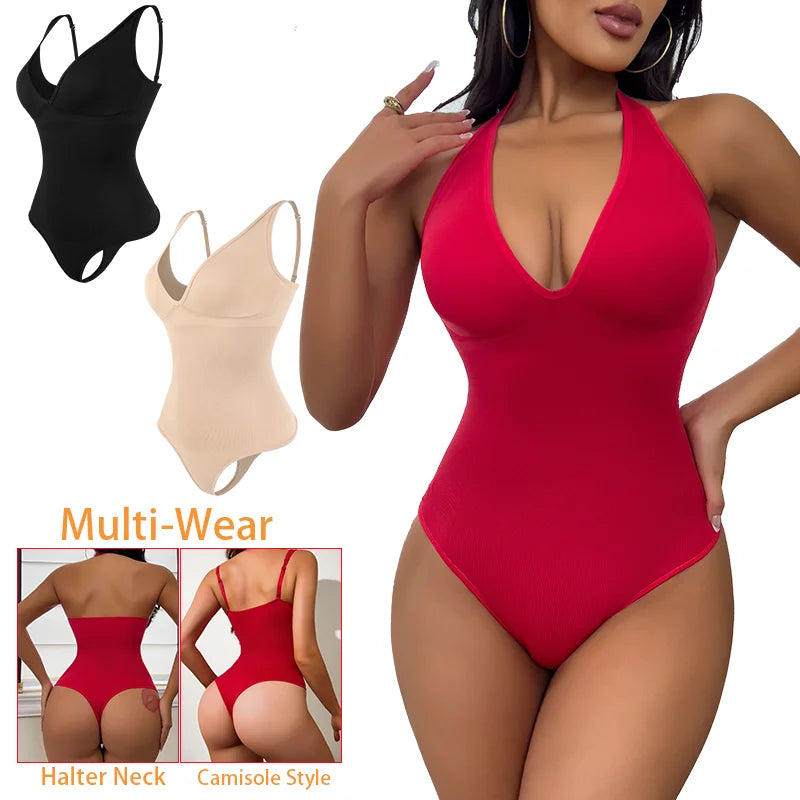 Fajas Colombianas Thong Bodysuit Women Seam-free Shapewear Flat Belly Waist Trainer Body Shaper Butt Lifter Slimming Underwear