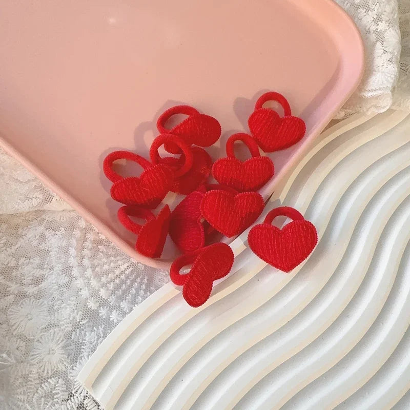 10PCS/lot Candy Color Kids Elastic Hair Bands Girls Rubber Band Children Cute Baby Hair Accessories