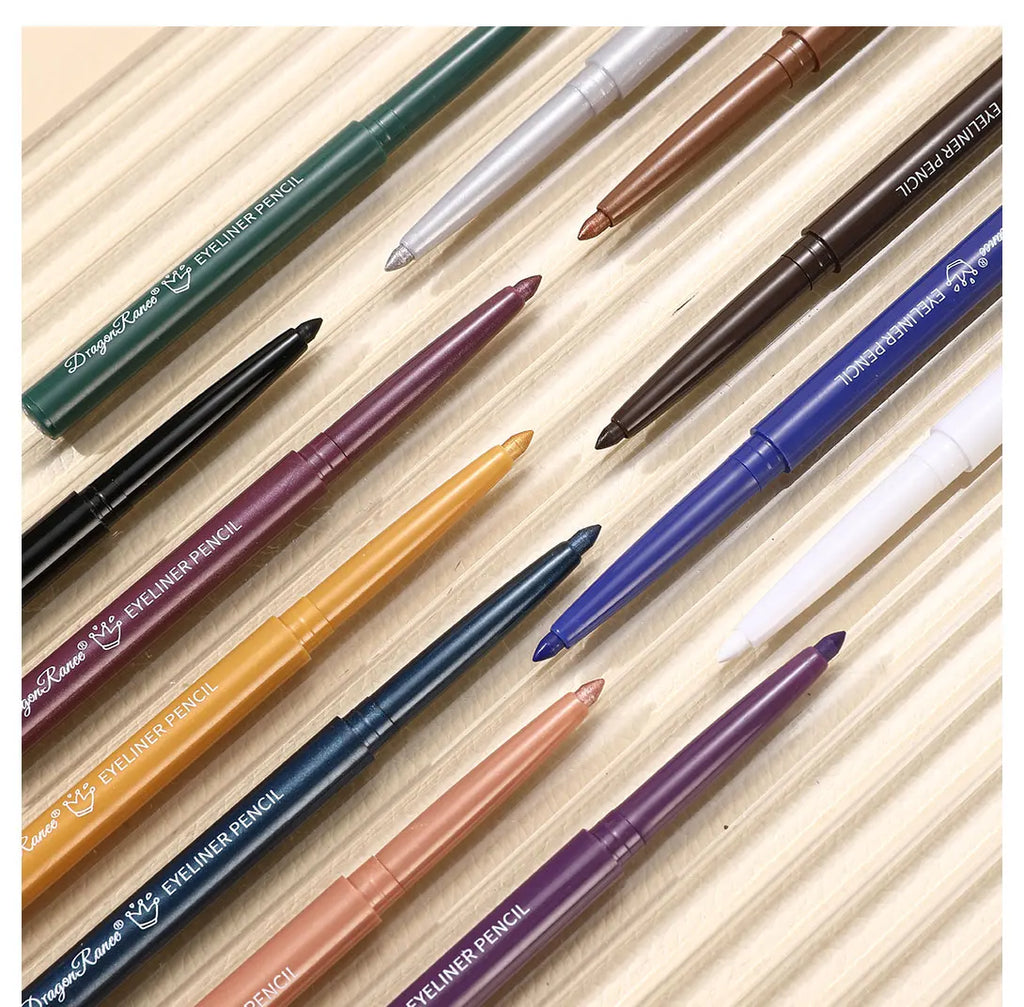 Eyeliner Pen Is Waterproof, Sweat-Proof, and Does Not Smudge, Easy for Beginners to Use, Available in Green, Purple, and Black, Long-Lasting and Does Not Come Off Easily