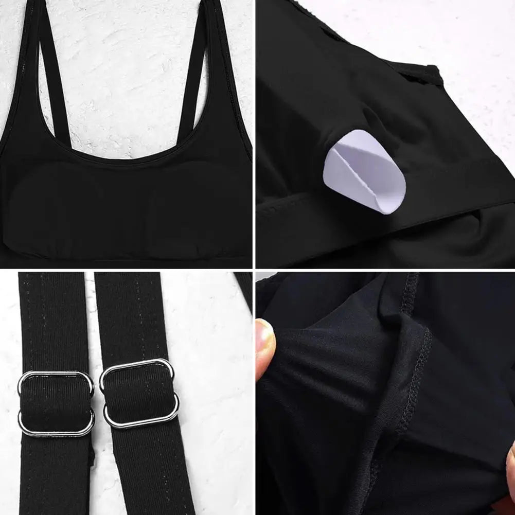 Women's Tankini Top Only Modest No Bottom Swimwear Top Tummy Control Swimsuit Female Bathing Suit for Beach Vacation Party