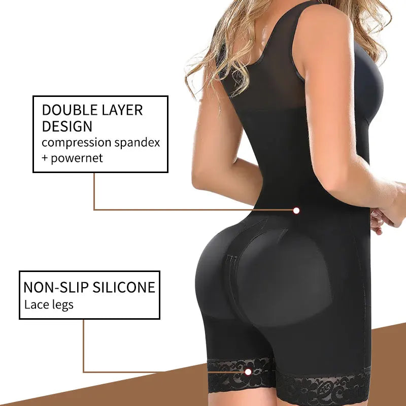 Women Fajas Colombianas High Compression Body Shapewear  Tummy Control Post Liposuction BBL Slimming Waist Belt