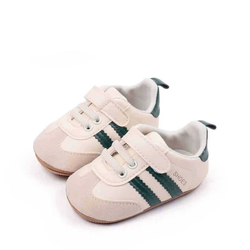 Toddler Shoes New Spring Autumn Baby Boys Girls Causal First Walker Shoes PU Leather Sneakers Soft Sole Fashion Baby Flats Shoes