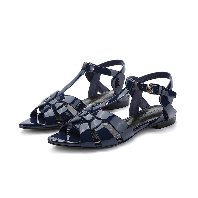 2024 new classic elegant spring/summer fashion charming pointed flat sandals for shopping, dating, parties, sexy dressing