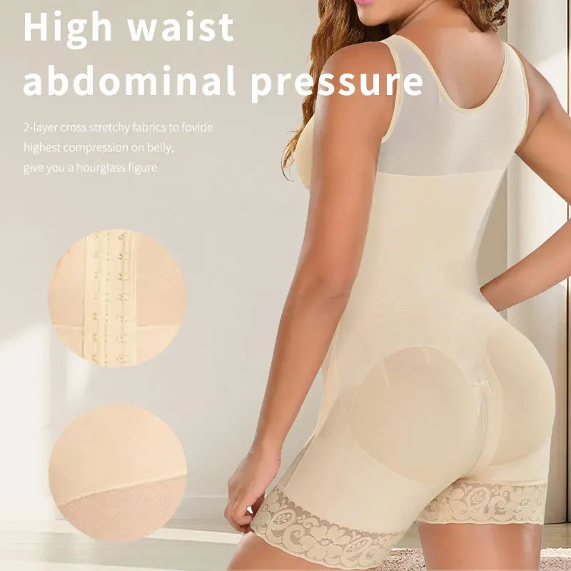 Women Fajas Colombianas High Compression Body Shapewear  Tummy Control Post Liposuction BBL Slimming Waist Belt