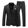 Men's Suits 2 PCS Sets Fashion Business Casual Formal Clothes Man Solid Slim Prom Party Blazer Coats+Trousers Sets Plus Size 6XL