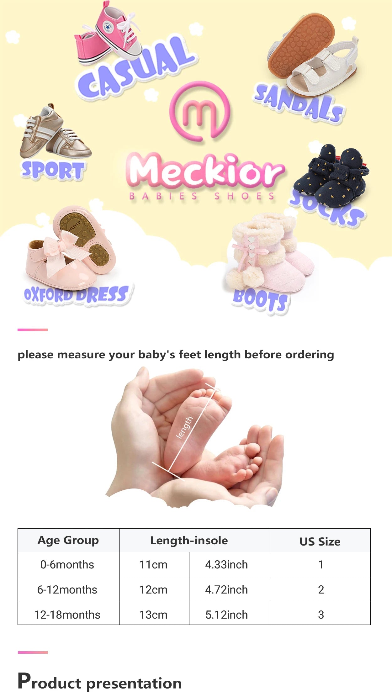 Meckior Toddler Baby Boys Girls High Tops Sneakers Soft Anti-Slip Sole Streaks Infant Newborn First Walking Crib Shoes 0-18M