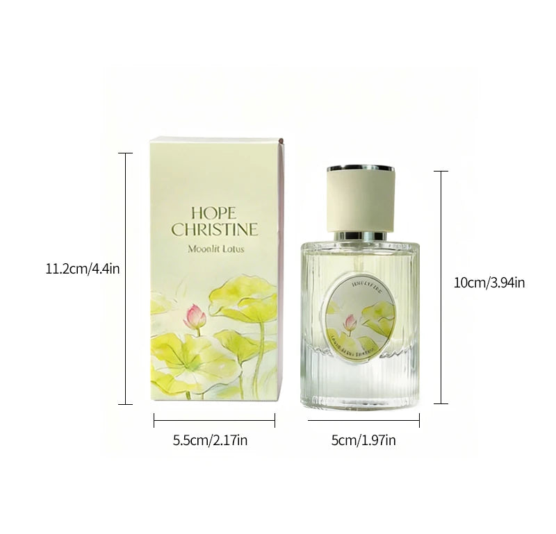 Fresh Lotus Perfume, long-lasting floral and woody fragrance, Oriental beauty, blended with lotus and jasmine,