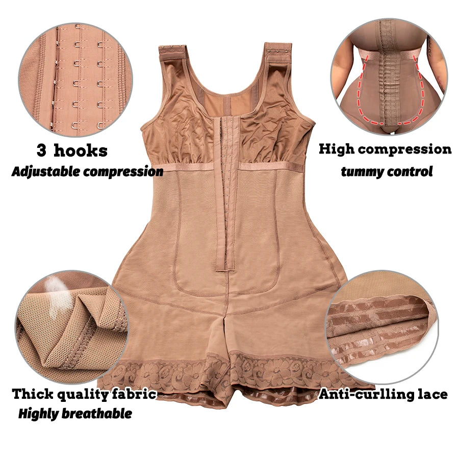 Girdles Shapers Fajas Colombian Corset Sculpting Body Sheath Slimming Bodysuit Tummy Reducing Shapewear Post Surgery Garment