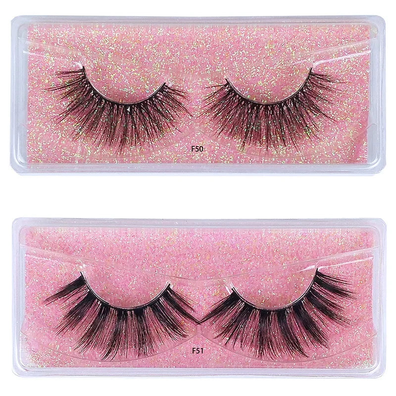 10 Pairs Fake Lashes Wholesale 3D Eye Lashes Pack Natural False Eyelashes Makeup Fake Eyelashes Bulk