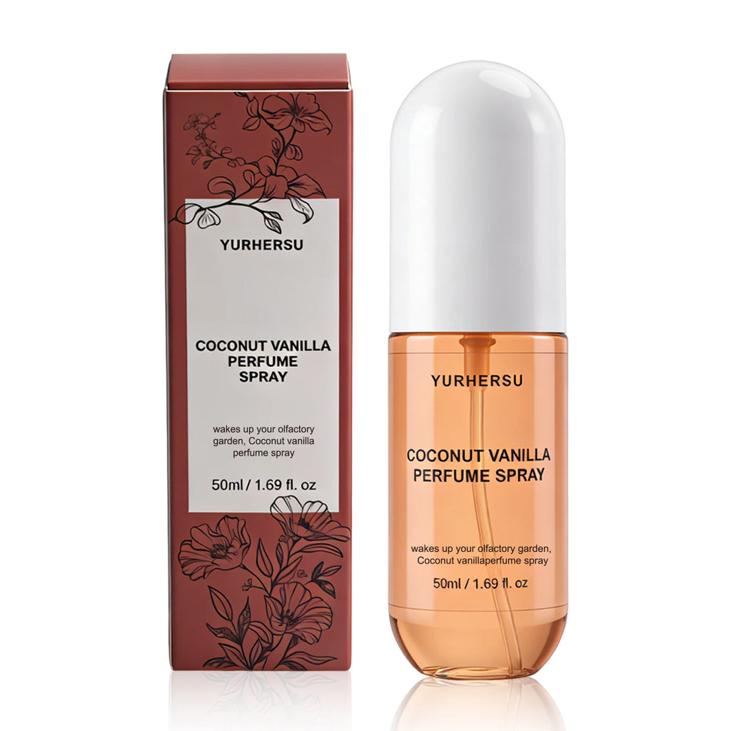Vanilla Coconut Perfume Mist Creamy Tropical Aroma Long Lasting Light Fragrance Body Spray Daily Use