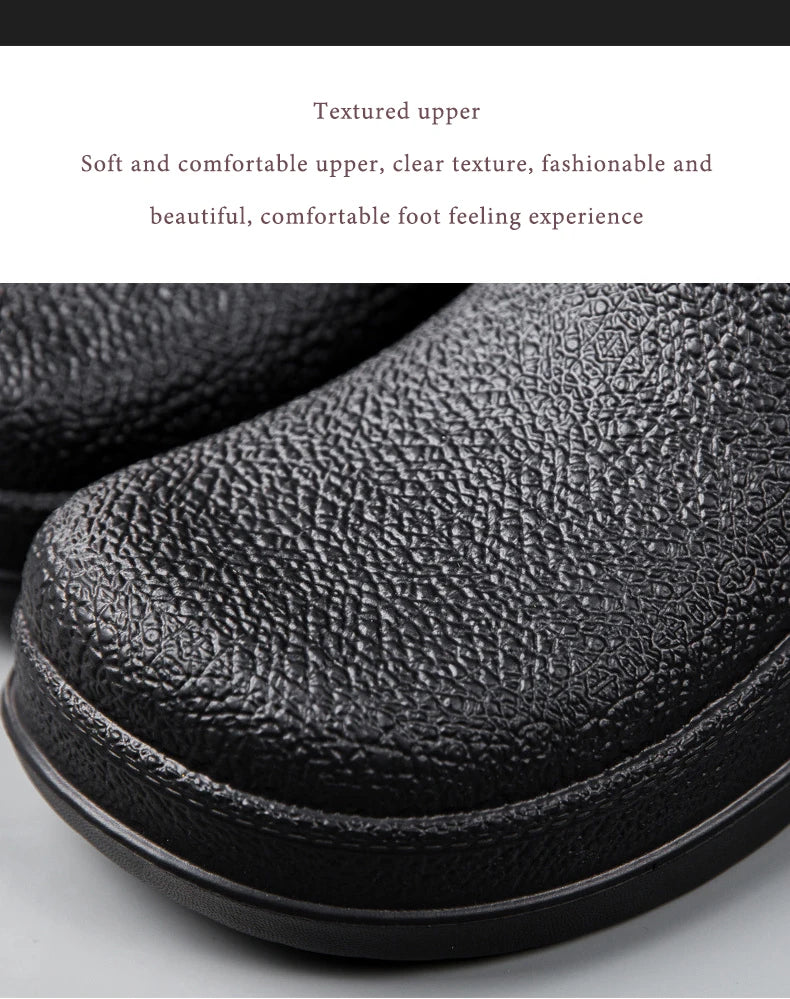 Men Chef Shoes Man Summer Beach Slippers Water-proof Oil-proof Kitchen Shoes Non-slip Garden Clogs Hotel Work Shoe EVA Sandal